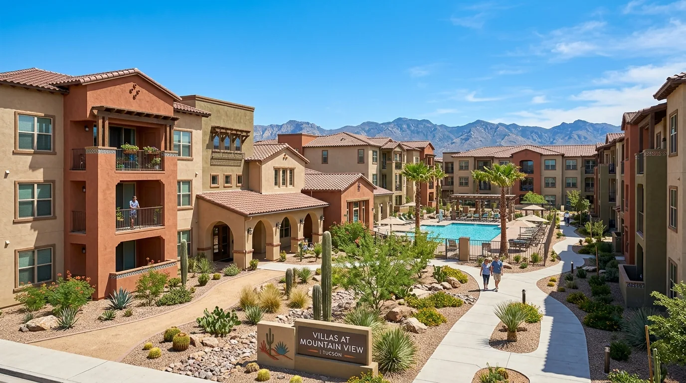 Southwestern multifamily apartment community in Tucson